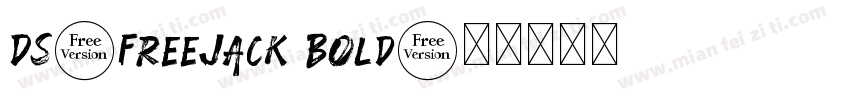 DS-FreeJack Bold字体转换